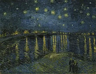 ローヌ川の星月夜