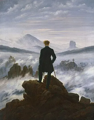 雲海の上の旅人